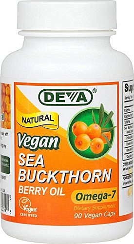 DEVA Vegan Sea Buckthorn Berry Oil - Omega-7 -- 90 VCaps