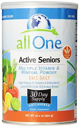 All One Multiple Vitamins & Minerals for Active Seniors -- 16 oz