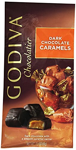 Godiva Chocolatier Gems Dark Chocolate Caramels -- 3.5 oz