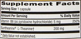 Country Life L-Theanine 200 mg -- 60 Vegan Caps