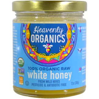 Heavenly Organics White Raw Honey -- 12 oz