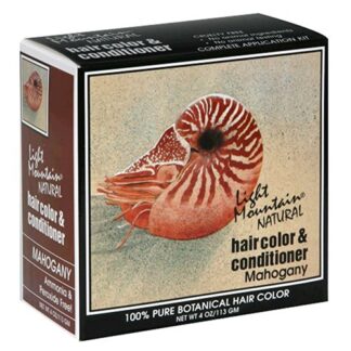 Light Mountain Natural Hair Color and Conditioner Mahogany -- 4 fl oz