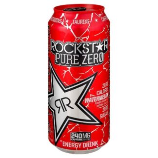 Rockstar Pure Zero Watermelon -- 16 oz