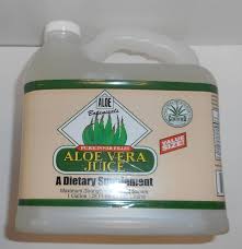 Aloe Organics Organic Aloe Vera Juice Whole Leaf – 128 oz