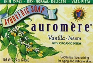 Auromere Vanilla Neem Ayurvedic Bar Soap -- 2.75 oz