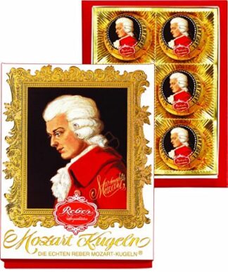 Reber Mozart Kugeln 6 Piece Portrait -- 120g