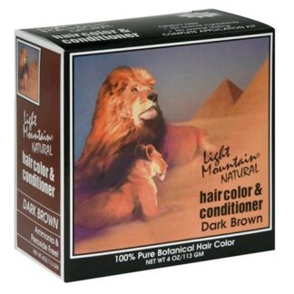 Light Mountain Natural Hair Color and Conditioner Dark Brown -- 4 fl oz