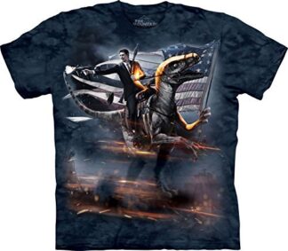 The Mountain Reagan Velociraptor T-Shirt Large Blue