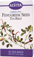 Alvita Fenugreek Seed Tea -- 30 Tea Bags