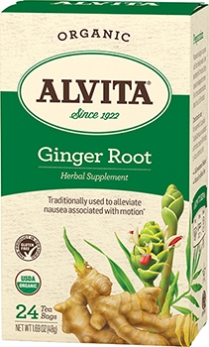 Alvita Organic Ginger Root Tea -- 24 Tea Bags