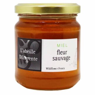 L'Abeille Diligente Wildflower honey -- 250g (8.8 oz)