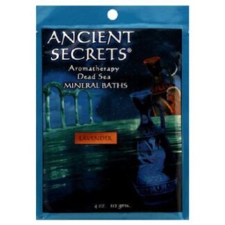 Ancient Secrets Lavender Aromatherapy Dead Sea Mineral Bath 4 oz