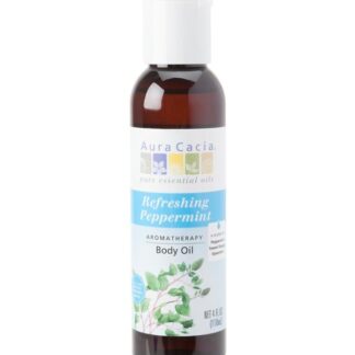 Aura Cacia Peppermint Body Oil – 4 fl. oz.