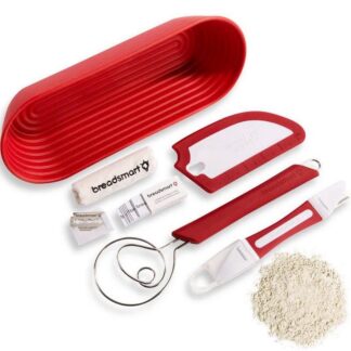 Breadsmart 5-Piece Bread Making Kit – Red