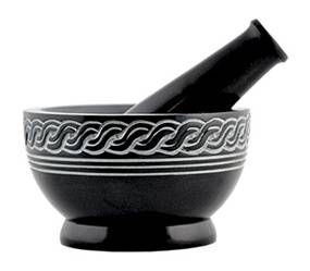 Celtic Knot Mortar & Pestle 2.5"H, 4"D
