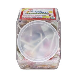 Yummy Earth Organic Lollipops Assorted Flavors -- 1 Lolipop (FROM COUNTER DISPLAY)