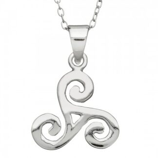 Amethyst Dublin Triple Spiral Pendant Large