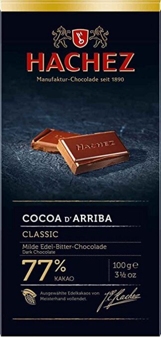 Hachez Cocoa D' Arriba Chocolate Bar Classic -- 3.5 oz