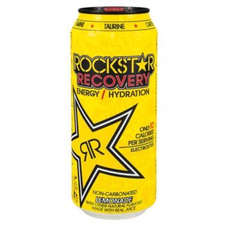 Rockstar Recovery Lemonade -- 16 oz Can