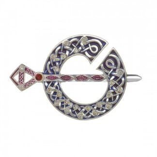 Amethyst Dublin Irish Dancing Brooch DB103