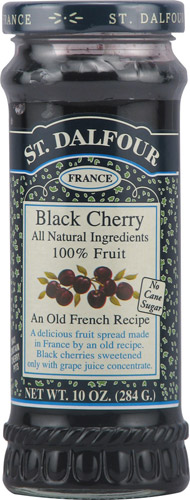 St. Dalfour All Natural Fruit Spread Black Cherry -- 10 oz