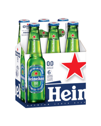 Heineken 0.0 Non-Alcoholic 11.2 oz -- 6 pack