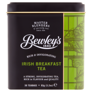 Bewley's Irish Breakfast Tea Bags in Tin -- 30 Tea Bags