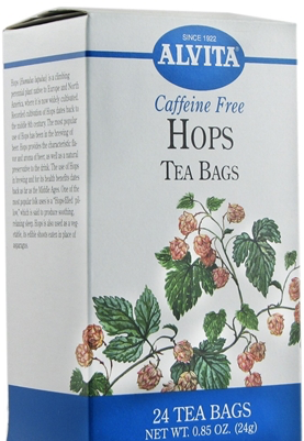 Alvita Hops Tea -- 24 Teabags