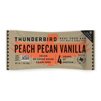 Thunderbird Bar Peach Pecan Vanilla Fruit & Nut Bar -- 1 Bar