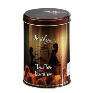 Mathez Cocoa-Powdered Truffles Plain In A Gold Tin -- 500g (17.6 oz)