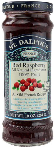 St. Dalfour All Natural Fruit Spread Red Raspberry -- 10 oz