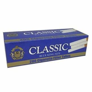 Global Classic Blue King Cigarette Tubes 200ct