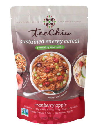 TeeChia Super Seeds Cereal Cranberry Apple -- 10.6 oz
