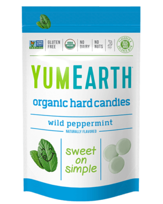 Yummy Earth Organic Candy Drops Wild Peppermint bag -- 3.30 oz