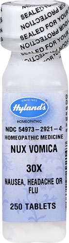 Hyland's Nux Vomica 30X -- 250 Tablets
