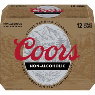 Coors Non-Alcoholic Beer 12 oz -- 12 Pack CANS
