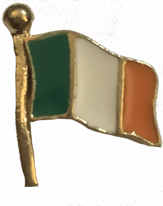 Irish Flag Tac Lapel Pin