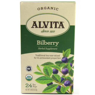 Alvita Organic Bilberry Tea -- 24 Tea Bags