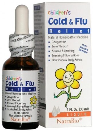 NatraBio Children's Cold & Flu Relief -- 1 oz