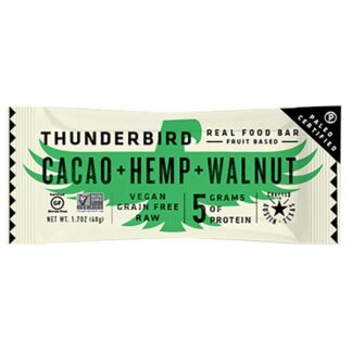 Thunderbird Bar Cacao Hemp Walnut Fruit & Nut Bar -- 1 Bar