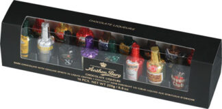 Anthon Berg Liqueur Bottles Tunnel Box -- 16pc 250g (8.8oz)