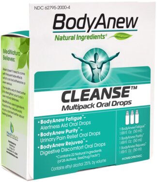 MediNatura BodyAnew Cleanse -- 3 bottles