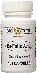 Bio-Tech Pharmacal B6 Folic Acid -- 100 Capsules