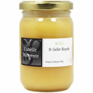 L'Abeille Diligente Honey with royal jelly -- 240g ( 8.5 oz)