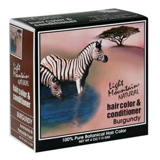 Light Mountain Natural Hair Color and Conditioner Burgundy -- 4 fl oz