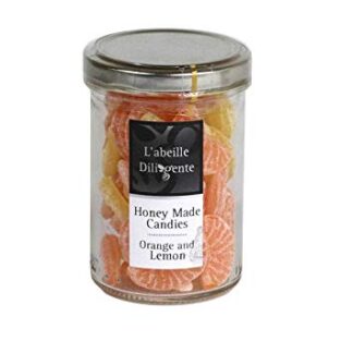 L'Abeille Diligente Orange Lemon honey candies drops -- 150g (5.3 oz)