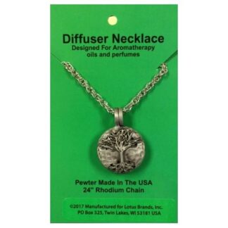 Tree Life Diffuser Necklace 24" Chain