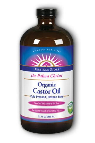 Heritage Products Organic Castor Oil -- 32oz