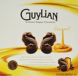 Guylian 16 Piece Milk Chocolate Seahorse Truffle with Soft Caramel Filling -- 5.93 oz