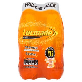 Lucozade Energy Orange 380ml x 4 Pack